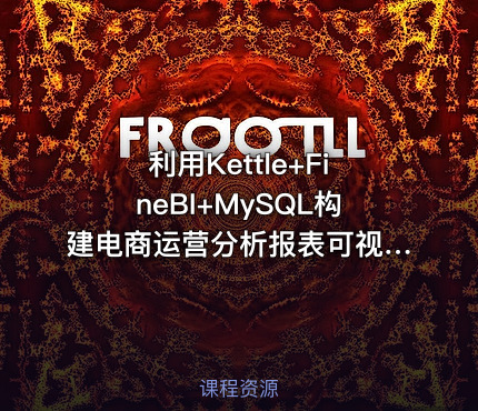 利用Kettle+FineBI+MySQL构建电商运营分析报表可视化平台