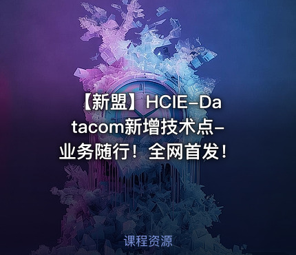 【新盟】HCIE-Datacom新增技术点-业务随行！全网首发！