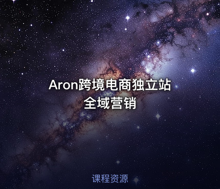 Aron跨境电商独立站全域营销