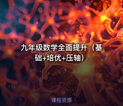 九年级数学全面提升（基础+培优+压轴）