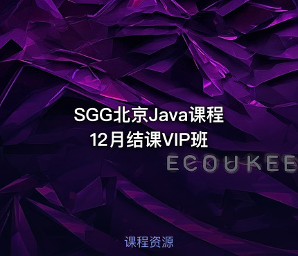 SGG北京Java课程12月结课VIP班