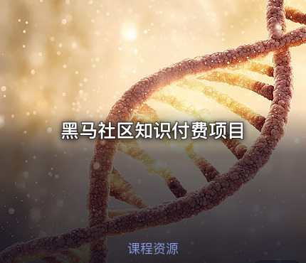 黑马社区知识付费项目