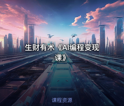 生财有术《AI编程变现课》