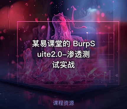 某易课堂的 BurpSuite2.0-渗透测试实战