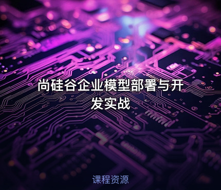 尚硅谷企业模型部署与开发实战