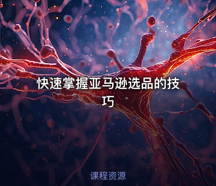 快速掌握亚马逊选品的技巧