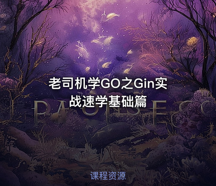老司机学GO之Gin实战速学基础篇