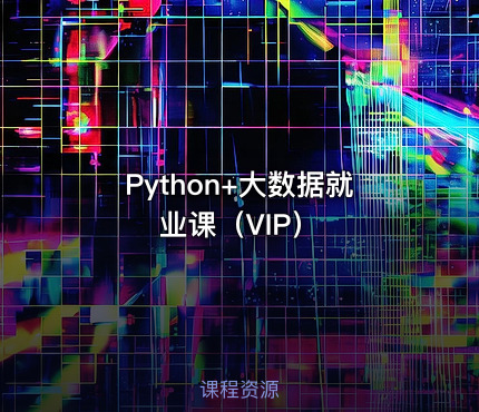 Python+大数据就业课（VIP）