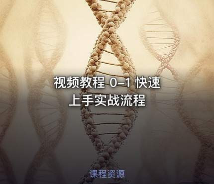 视频教程 0-1 快速上手实战流程