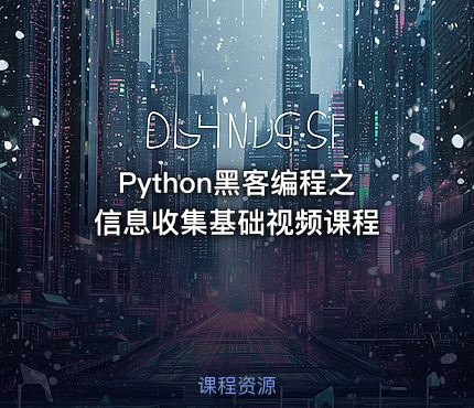 Python黑客编程之信息收集基础视频课程