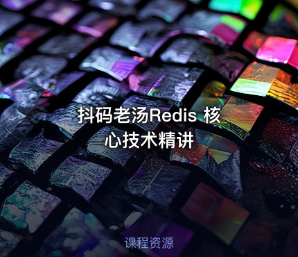抖码老汤Redis 核心技术精讲
