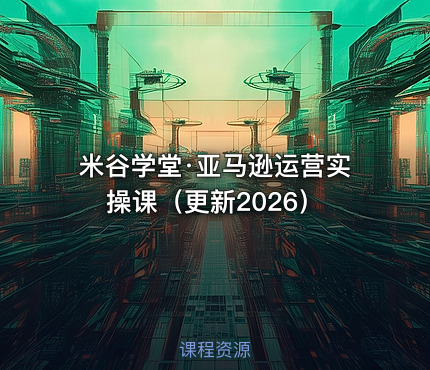 米谷学堂·亚马逊运营实操课（更新2026）