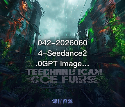 042-20260604-Seedance2.0GPT Image2零基础打造数码产品高端商业宣传片让新手也能低成本高效率产出品牌级宣传视频更多资源
