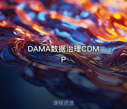 DAMA数据治理CDMP