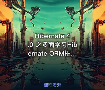 Hibernate 4.0 之多面学习Hibernate ORM框架视频课程