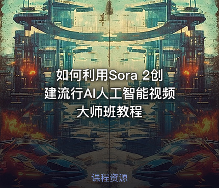 如何利用Sora 2创建流行AI人工智能视频大师班教程