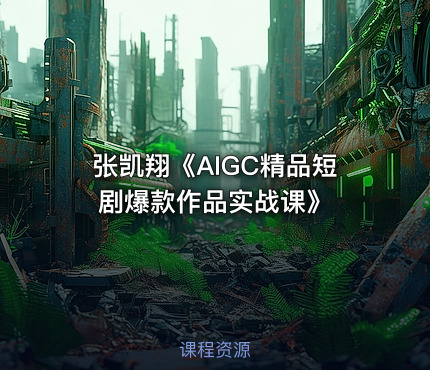 张凯翔《AIGC精品短剧爆款作品实战课》