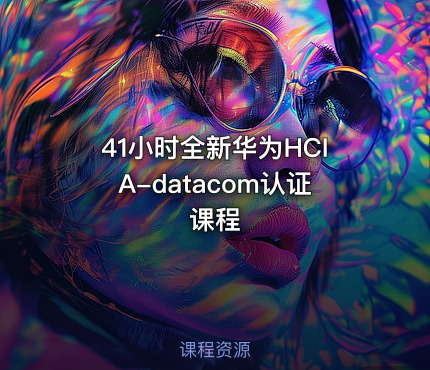 41小时全新华为HCIA-datacom认证课程