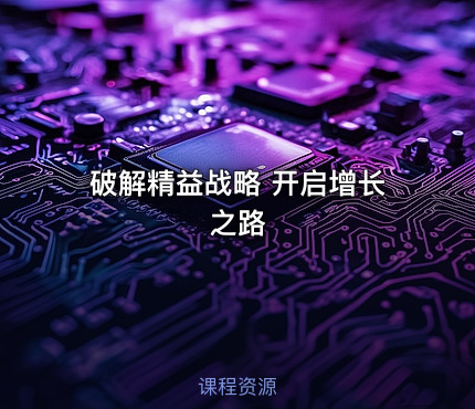 破解精益战略  开启增长之路