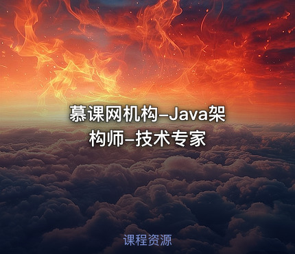 慕课网机构-Java架构师-技术专家
