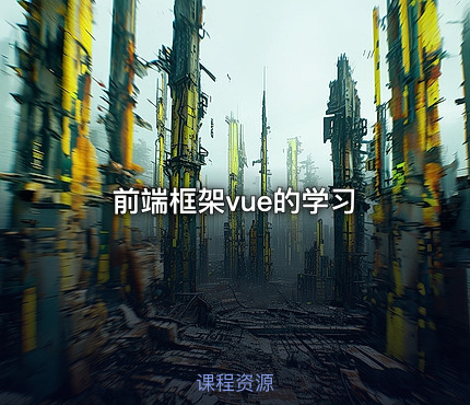 前端框架vue的学习