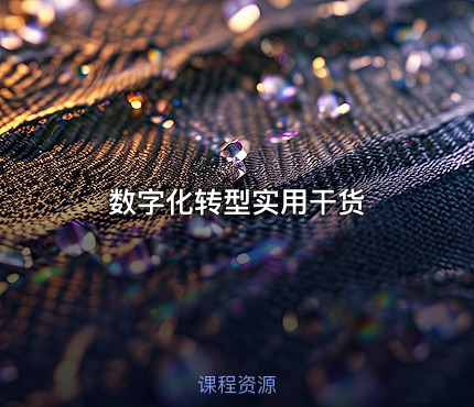 数字化转型实用干货