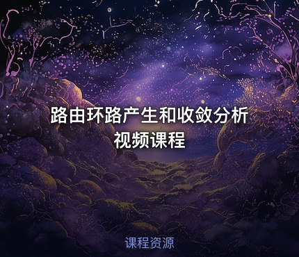 路由环路产生和收敛分析视频课程