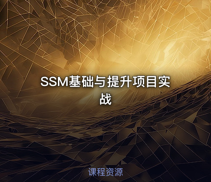 SSM基础与提升项目实战