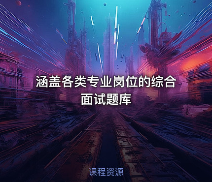 涵盖各类专业岗位的综合面试题库