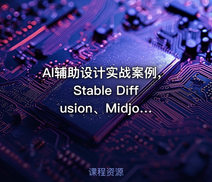 AI辅助设计实战案例，Stable Diffusion、Midjourney与PS协同技巧精讲