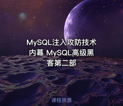 MySQL注入攻防技术内幕 MySQL高级黑客第二部