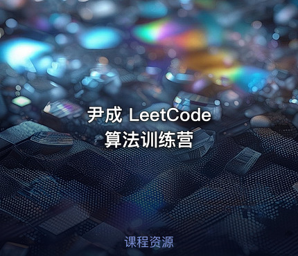尹成 LeetCode 算法训练营