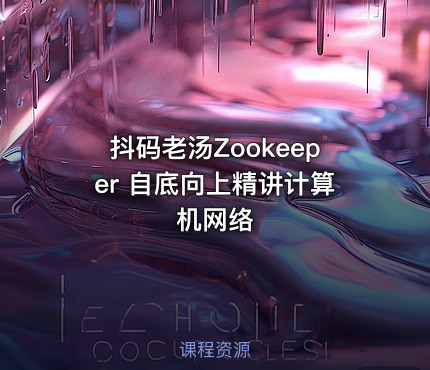 抖码老汤Zookeeper 自底向上精讲计算机网络
