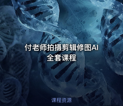 付老师拍摄剪辑修图AI全套课程