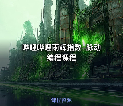 哔哩哔哩雨辉指数-脉动编程课程
