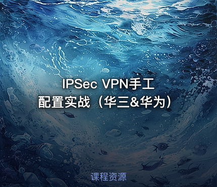 IPSec VPN手工配置实战（华三&华为）