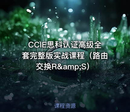 CCIE思科认证高级全套完整版实战课程（路由交换R&amp;S）