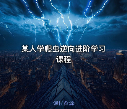 某人学爬虫逆向进阶学习课程