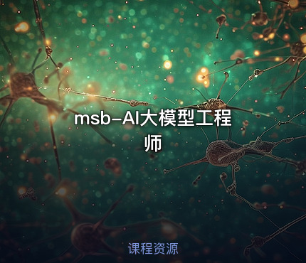 msb-AI大模型工程师