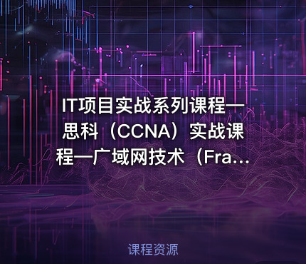 IT项目实战系列课程—思科（CCNA）实战课程—广域网技术（Frame-relay）视频课程
