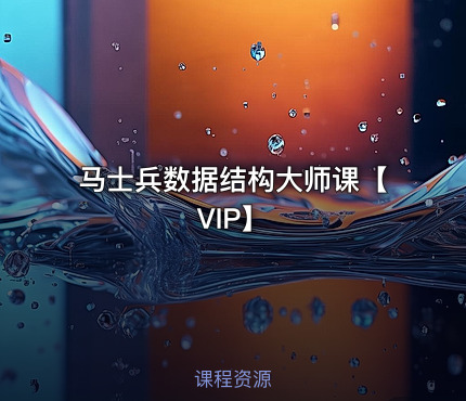 马士兵数据结构大师课【VIP】