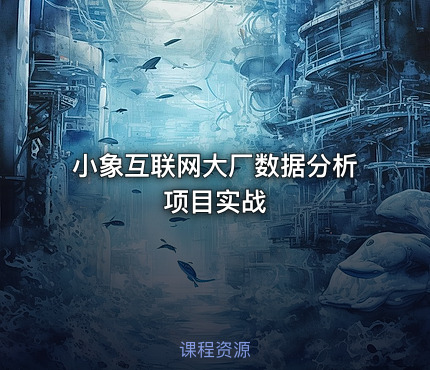 小象互联网大厂数据分析项目实战